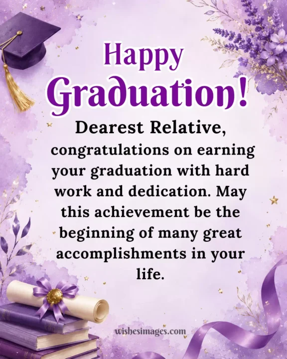 Graduation Greeting Card for Relative