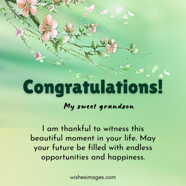 Graduation Wishes from Grandpa to Grandson