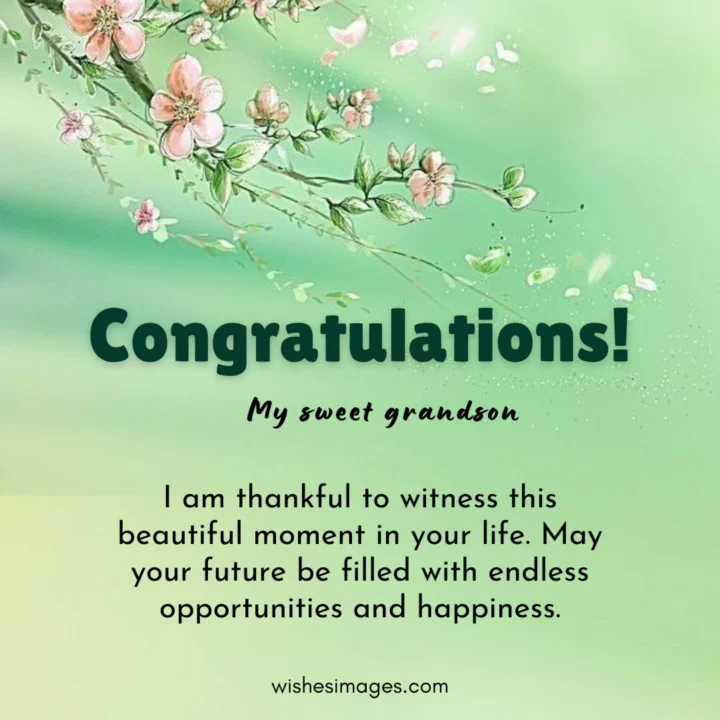 Graduation Wishes from Grandpa to Grandson