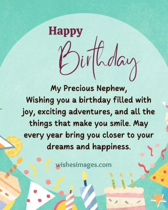 happy birthday wishes for nephew