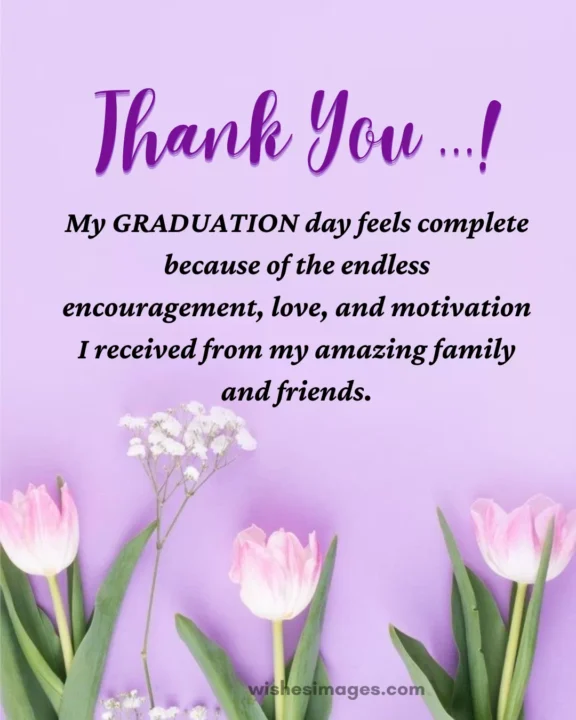 Unique Graduation Thank You Messages