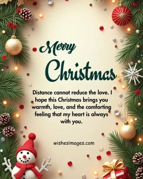 Christmas Wishes images for Long Distance Girlfriend