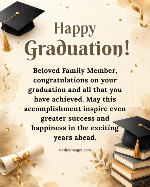 Happy Graduation Wishes for Relative