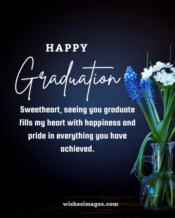 romantic graduation wishes for wife