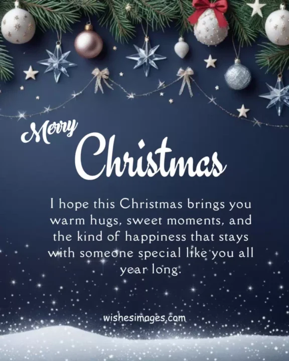 Sweet Christmas greetings for special person