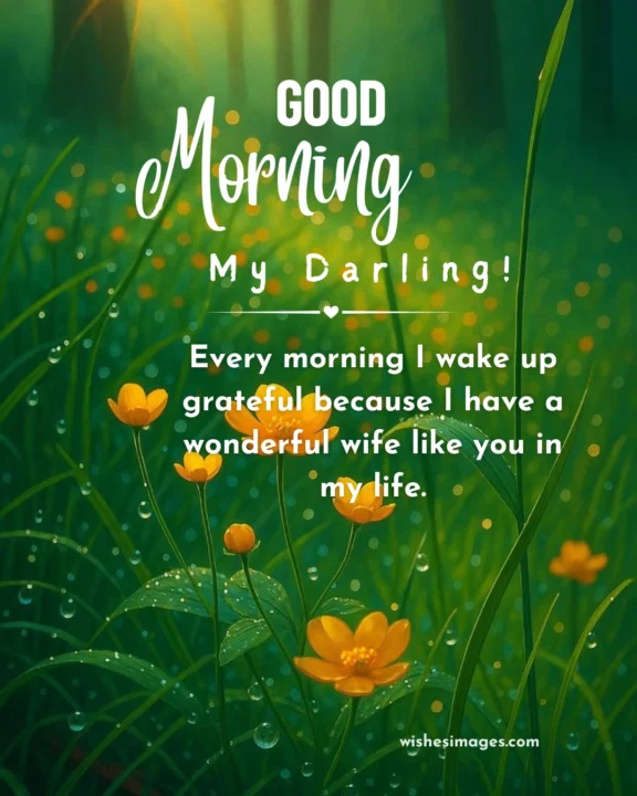 Good Morning Messages for Wife