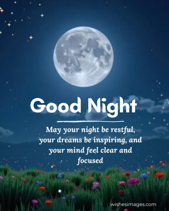 cute good night message for him and her