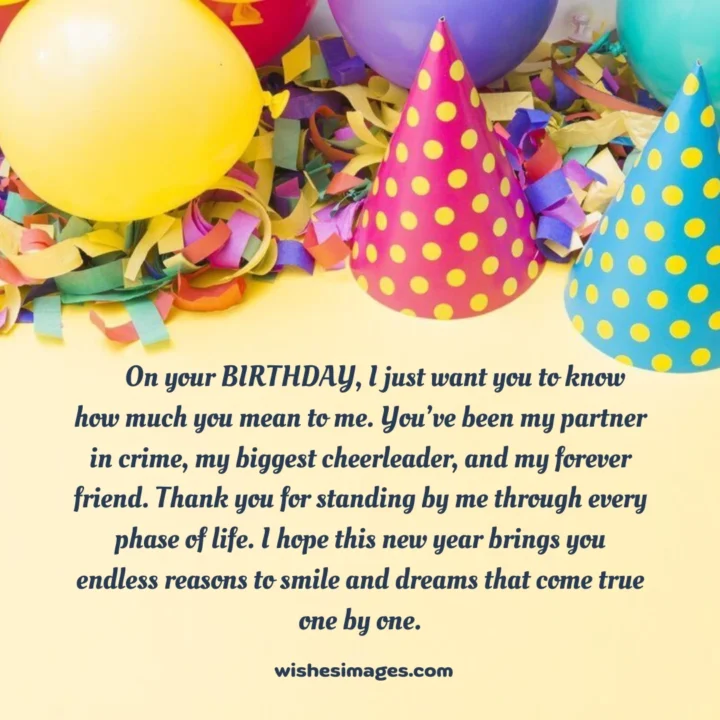 Birthday Paragraphs for Best Friend