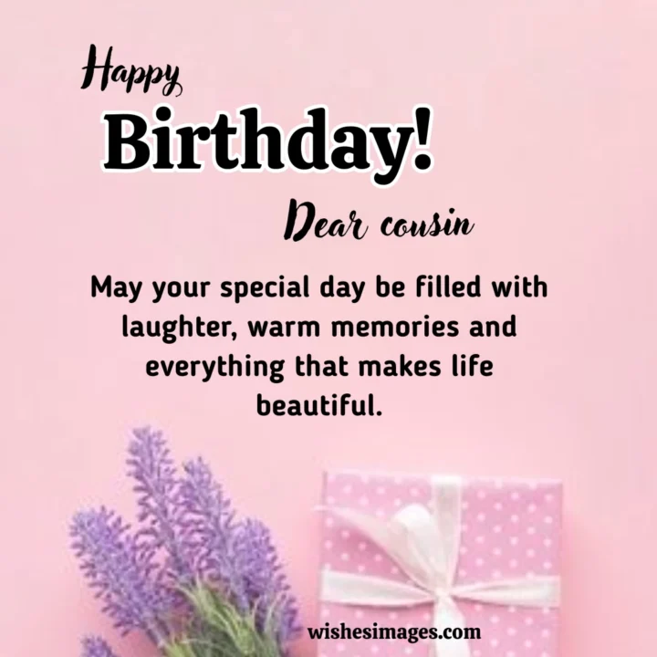happy Birthday Wishes for Cousin