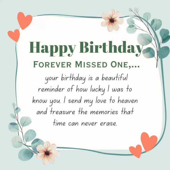 Beautiful heavenly birthday message for someone special