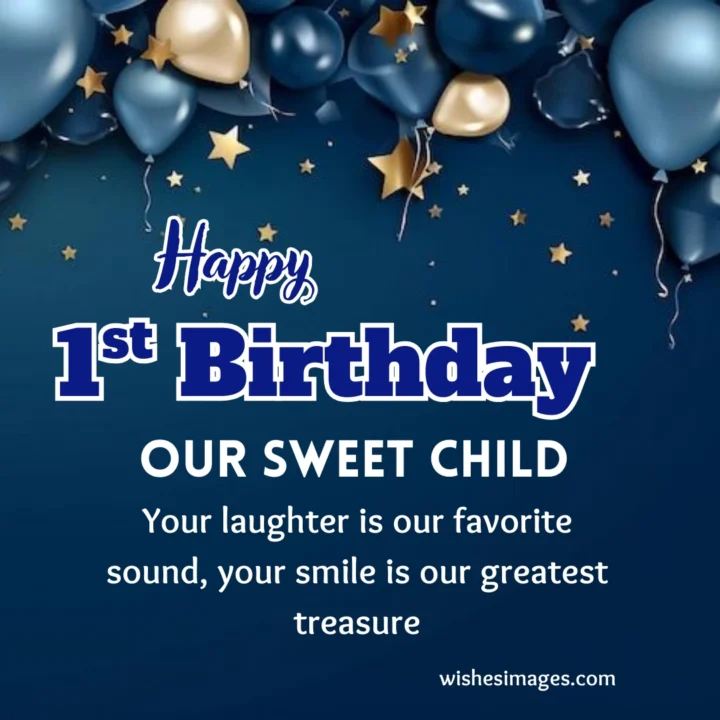 1st Birthday Wishes for Baby Boy from Parents