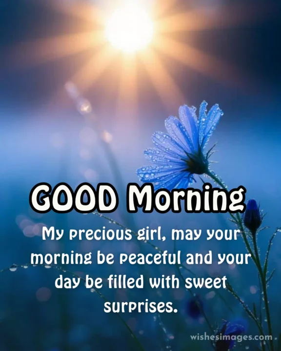 Cute good morning wishes for her