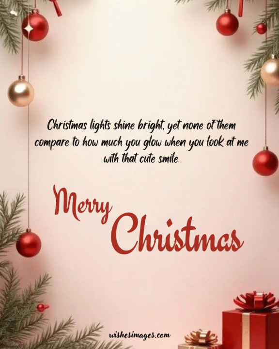 Romantic Christmas wishes for boyfriend