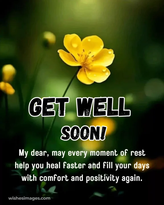 emotional get well soon message for him