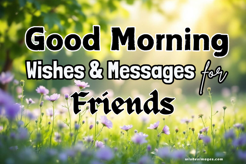 Good Morning Wishes for friends