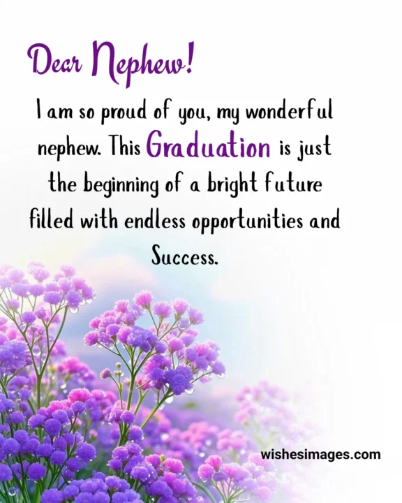 Graduation Wishes for Nephew