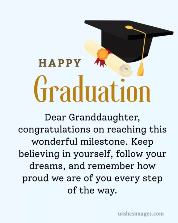 Heartfelt Graduation Wishes for Granddaughter