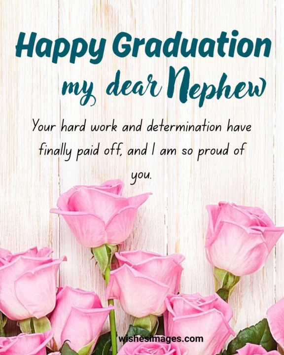Graduation Wishes for Nephew 