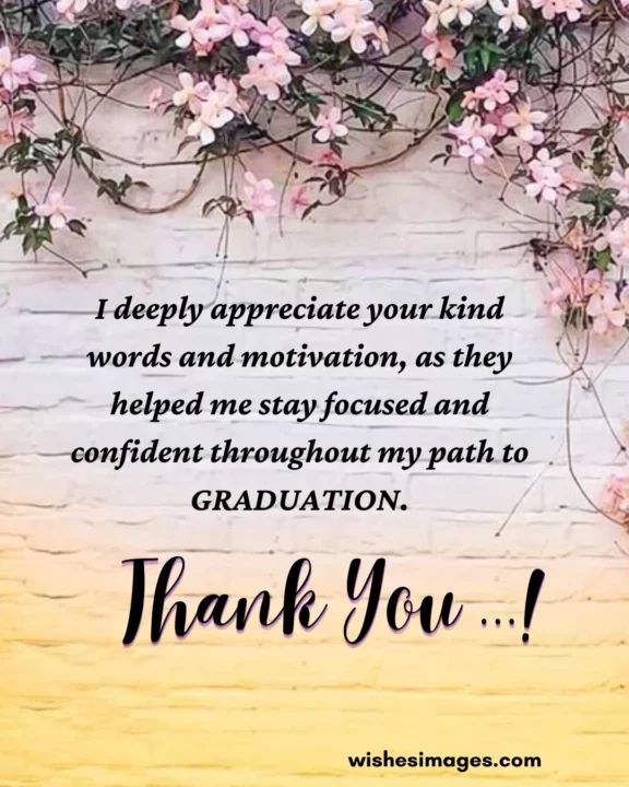 Graduation Thank You Messages for Everyone