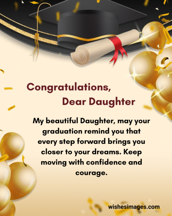 Inspirational Graduation Messages for Daughter