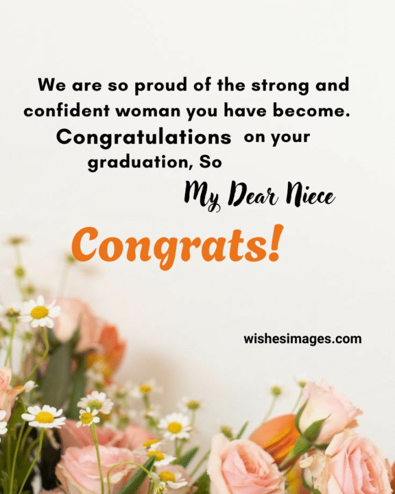 Graduation Messages for Niece