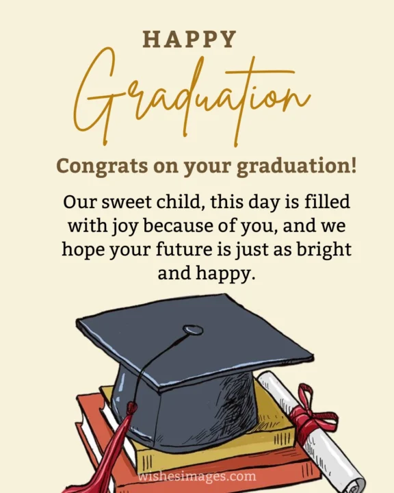 Graduation Wishes from Parents to Son