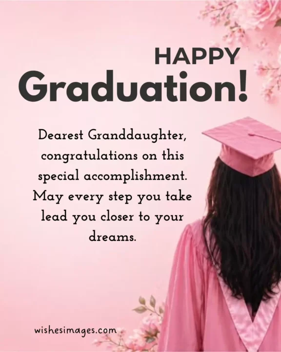 Graduation Greeting Card Message for Granddaughter