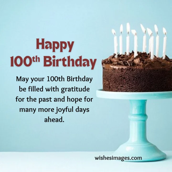 100th Birthday Wishes