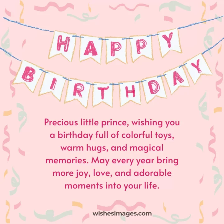 best happy birthday wishes for baby boy