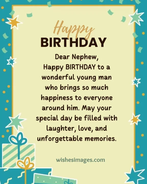 happy birthday nephew greeting card