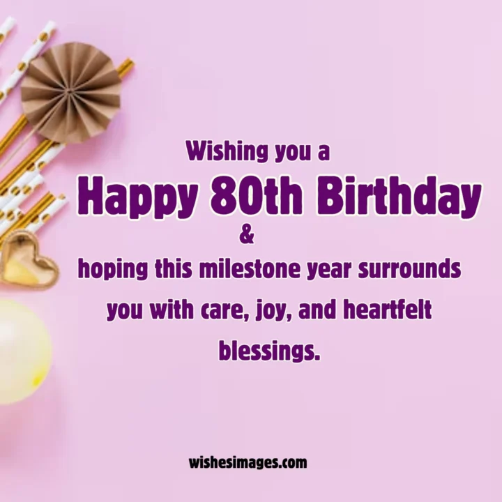 Funny 80th Birthday Wishes