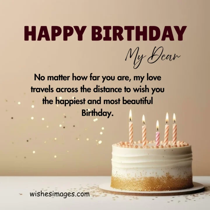 Long Distance Birthday wishes for Wife