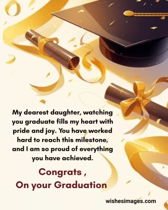 emotional graduation wishes for daughter
