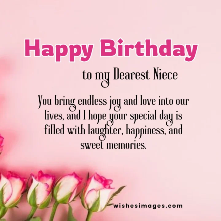 heart touching birthday wishes for niece