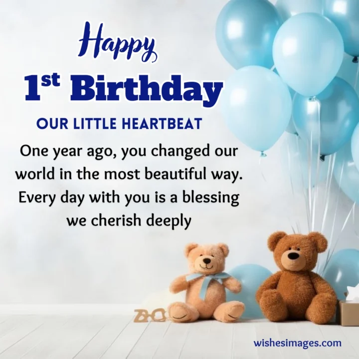 Funny 1st Birthday Wishes from parents