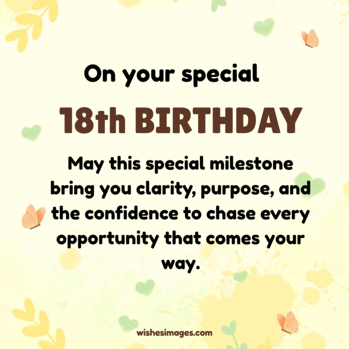 Heartfelt 18th Birthday Wishes for Girls