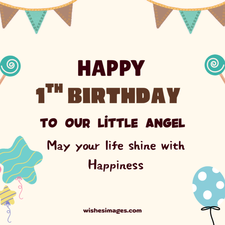 Adorable 1st Birthday Wishes for Baby Girls