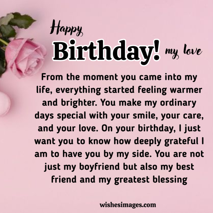 Birthday Paragraphs for Boyfriend