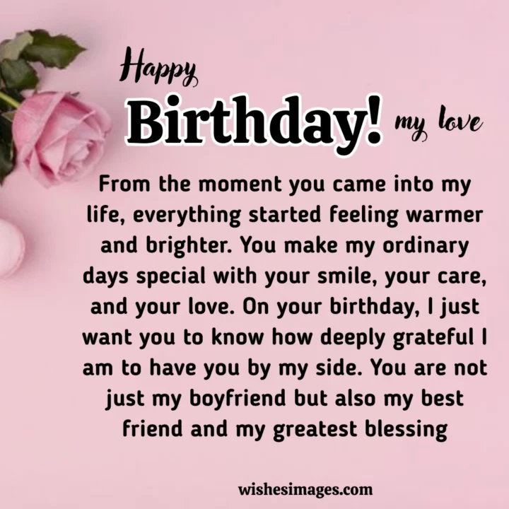 Birthday Paragraphs for Boyfriend 