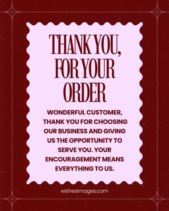 Professional customer appreciation messages