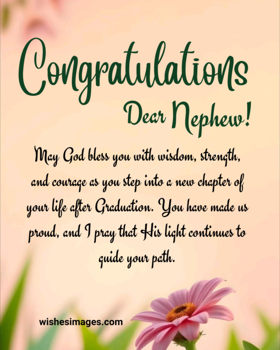 Graduation Wishes for Nephew