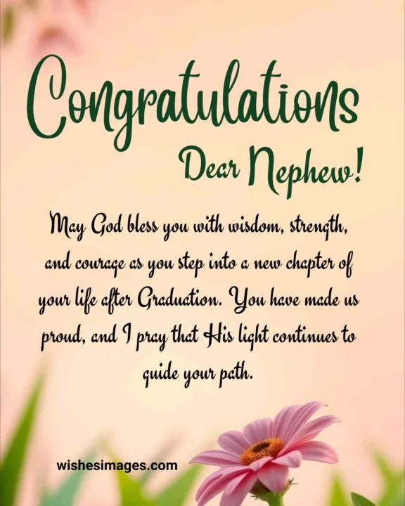 Graduation Wishes for Nephew