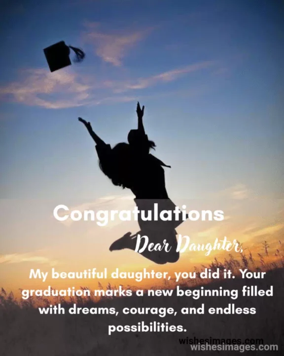 best graduation wishes for daughter from parents