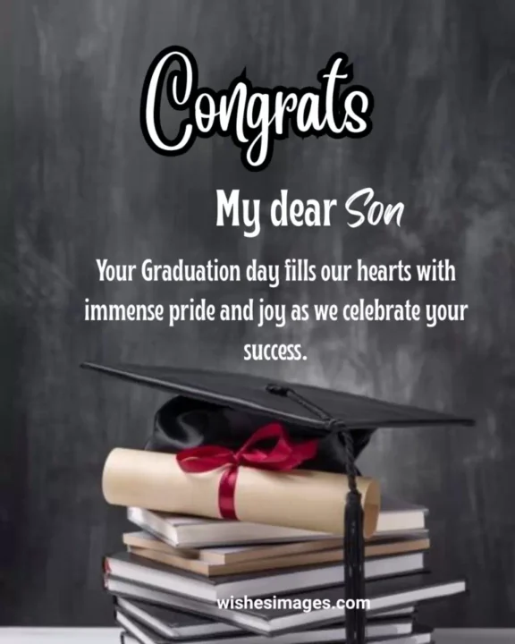 emotional graduation wishes for son