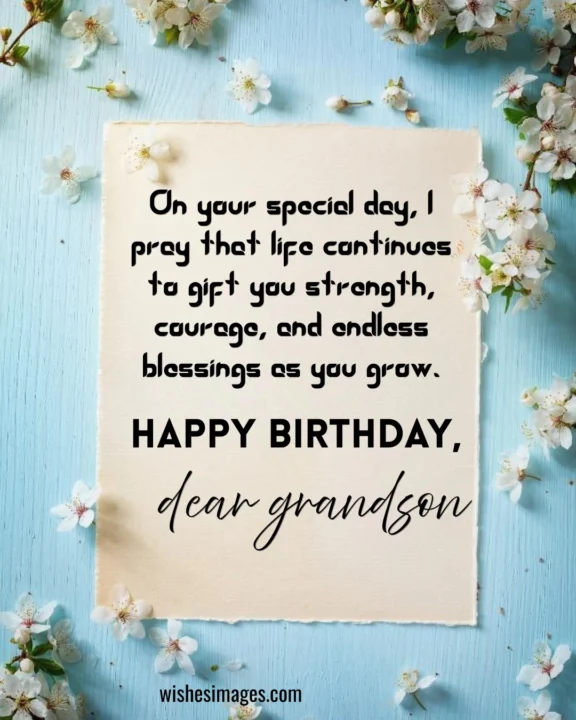 Birthday Wishes for Grandson