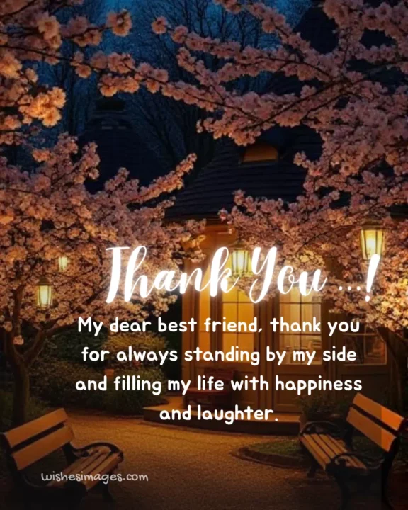 Thank you card message for best friend