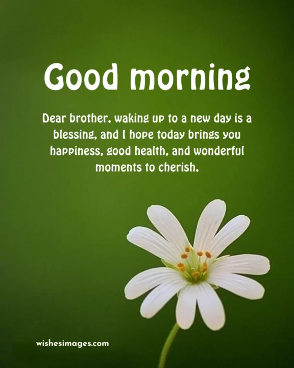 Inspirational Good Morning Wishes for Brother