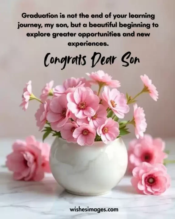 heartfelt graduation messages for son
