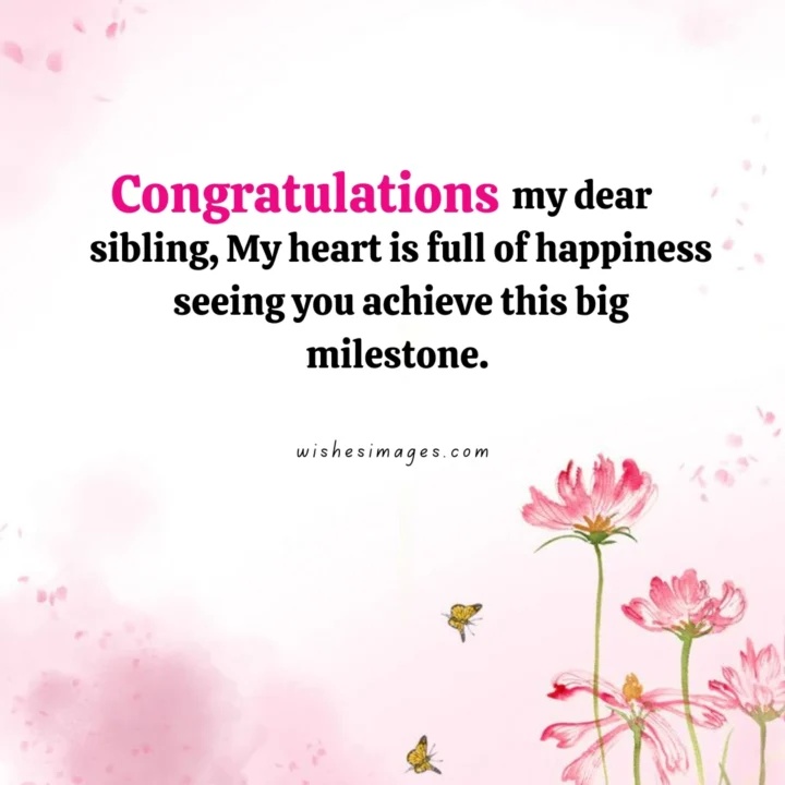 Meaningful Graduation Wishes for  Sister