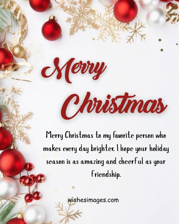 Merry Christmas Messages for Friends